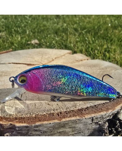 Wobler GERMINA Flat Minnow 6.4cm 7.6g Blue Wobler GERMINA Flat Minnow 6.4cm 7.6g Blue