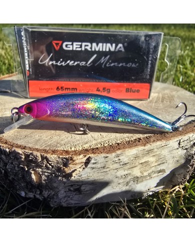 Wobler GERMINA Univeral Minnow 6.5cm 4.5g Blue Wobler GERMINA Univeral Minnow 6.5cm 4.5g Blue