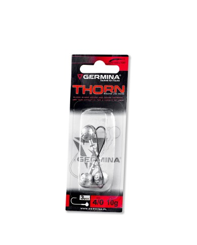 Główka Jigowa Germina Thorn Round Jig Head 4/0 - 10g Główka Jigowa Germina Thorn Round Jig Head 4/0 - 10g