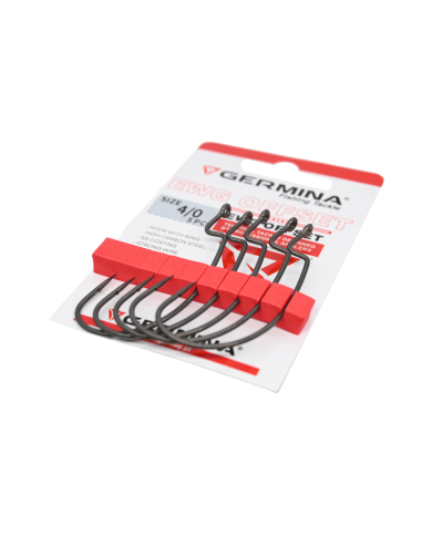 Haczyki GERMINA EWG Offset roz. 4/0 - op. 5 szt.
