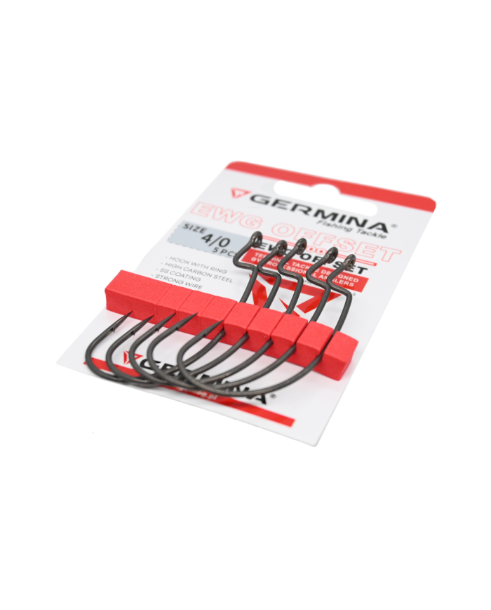 Haczyki GERMINA EWG Offset roz. 4/0 - op. 5 szt.