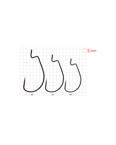 Haczyki GERMINA EWG Offset roz. 4/0 - op. 5 szt.