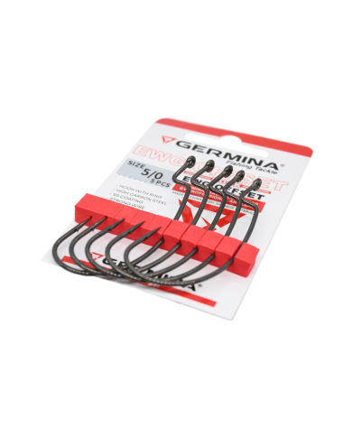 Haczyki GERMINA EWG Offset roz. 5/0 - op. 5 szt.