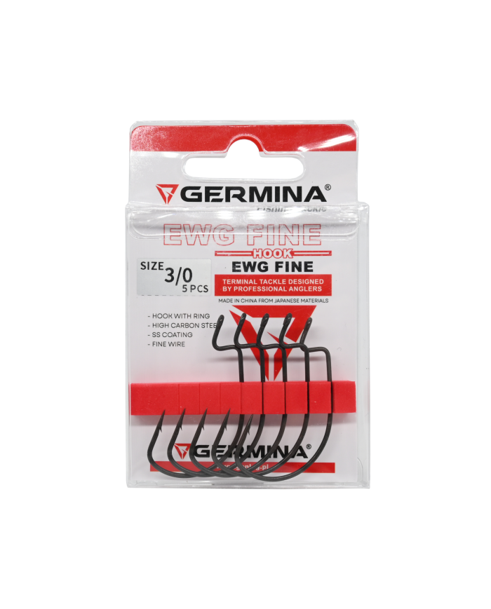 Haczyki GERMINA EWG Fine roz. 3/0 - op. 5 szt.