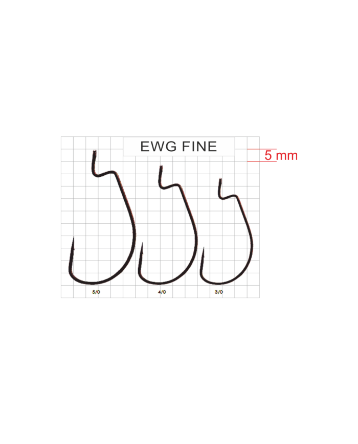 Haczyki GERMINA EWG Fine roz. 4/0 - op. 5 szt.