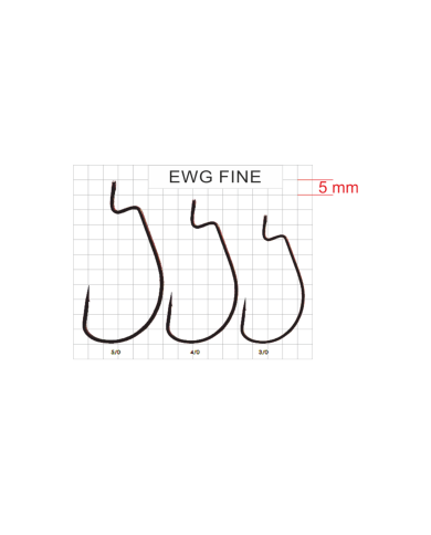 Haczyki GERMINA EWG Fine roz. 5/0 - op. 5 szt.