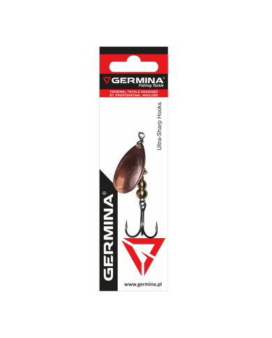 Obrotówka GERMINA Classic Brass Nr 1 - 2,5g Obrotówka GERMINA Classic Brass Nr 1 - 2,5g