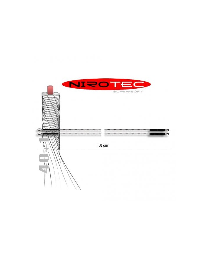 Przypon Stalowy Jenzi Niro-TEC7kg 50cm