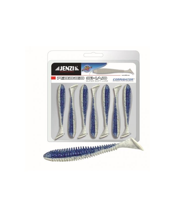 Guma Jenzi Stinger Hunter 10cm 4" - Blue-White