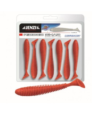 Guma Jenzi Stinger Hunter 10cm 4" - Japan-Red Guma Jenzi Stinger Hunter 10cm 4" - Japan-Red