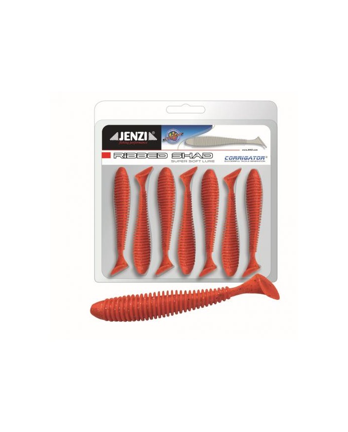 Guma Jenzi Stinger Hunter 10cm 4" - Japan-Red