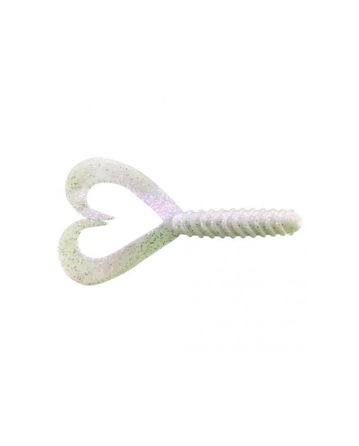 Guma Jenzi Double Tail-Twister 8cm 3" - Pearl