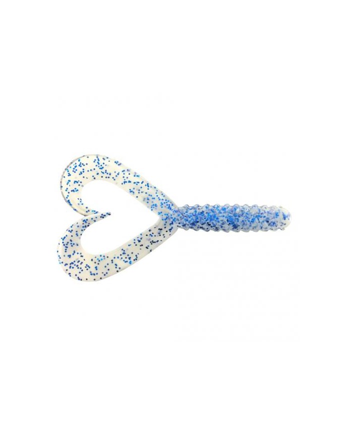 Guma Jenzi Double Tail-Twister 8cm 3" - Blue-White