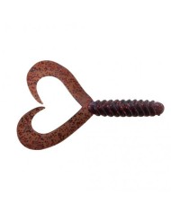 Guma Jenzi Double Tail-Twister 8cm 3" - Motor oil