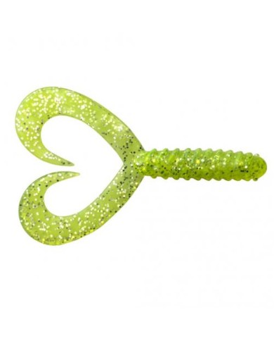 Guma Jenzi Double Tail-Twister 8cm 3" - Green Guma Jenzi Double Tail-Twister 8cm 3" - Green
