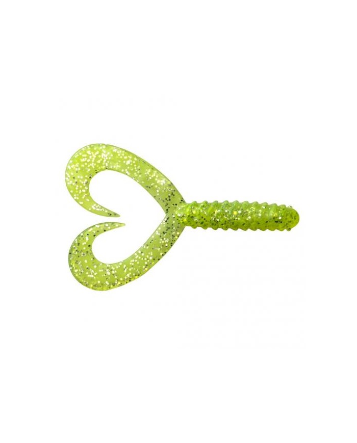 Guma Jenzi Double Tail-Twister 8cm 3" - Green
