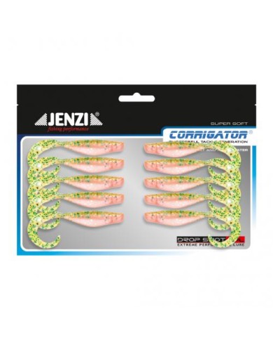 Guma Jenzi Drop Shot Twister Shad 7,5cm 3" - 12 Guma Jenzi Drop Shot Twister Shad 7,5cm 3" - 12