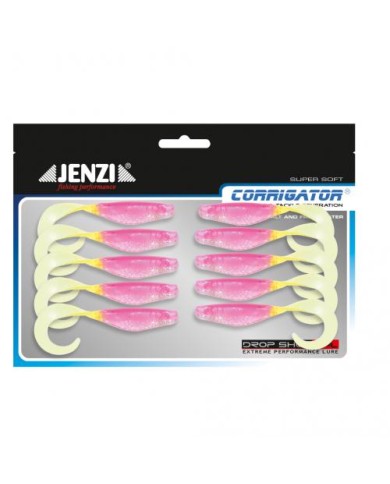 Guma Jenzi Drop Shot Twister Shad 7,5cm 3" - 10 Guma Jenzi Drop Shot Twister Shad 7,5cm 3" - 10