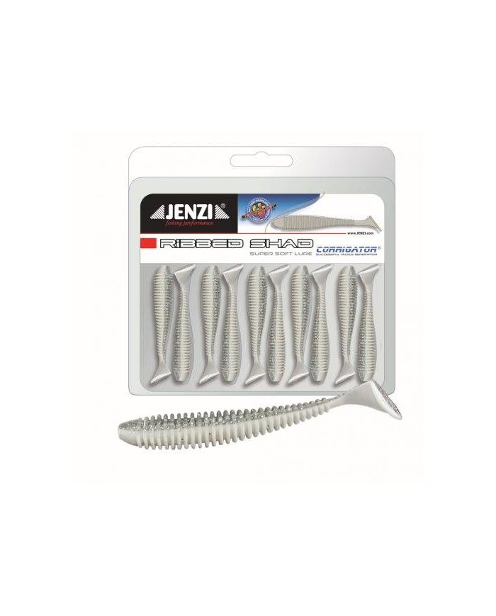 Guma Jenzi Stinger Hunter 8cm 3" - Silver-White