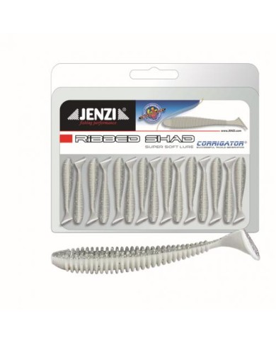 Guma Jenzi Stinger Hunter 5cm 2" - Silver-White Guma Jenzi Stinger Hunter 5cm 2" - Silver-White
